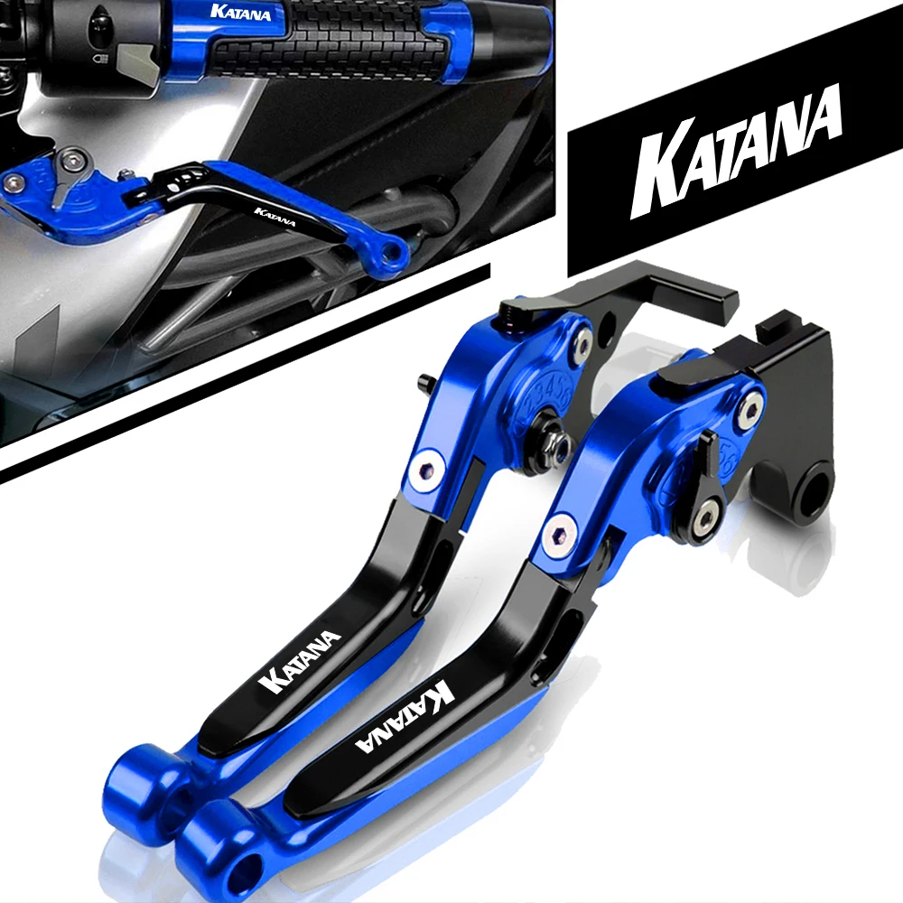 For Suzuki Motorcycle Katana Adjustable Brakes Extendable Clutch Levers Katana Gsx750F 1989-2007 2006 2005 2004 2003 2002 2001