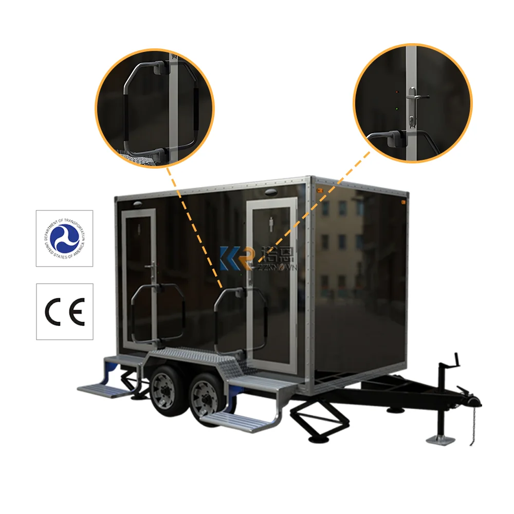 2023 Prezzo A Sorpresa Case Container Rimorchio Wc Portatile Toilette Chimiche Rimorchi Per Bagni Di Lusso