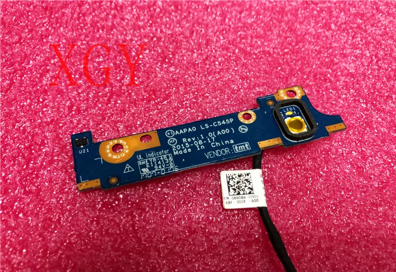 Utilizzato Per Dell Precision 7510 M7510 Scheda Pulsante Di Alimentazione Con Cavo 890 R6 Ls-C545P 100% Test Ok