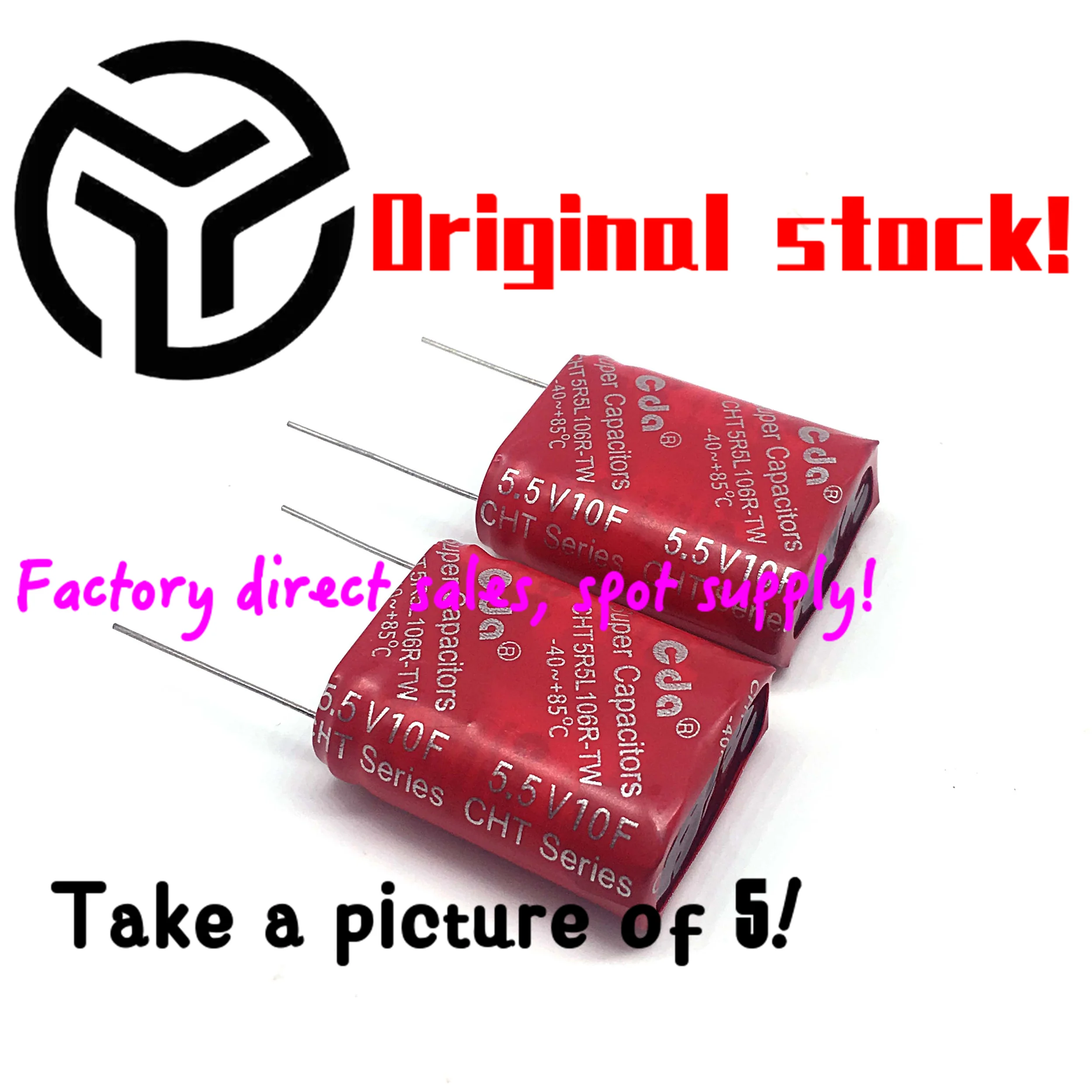 10Pcs Taiwan Cda 5.5 V10F Farad Condensatore 5.5 V10F 15F Può Essere Utilizzato Per Dash Cam Pos Nuove Vendite Dirette Spot