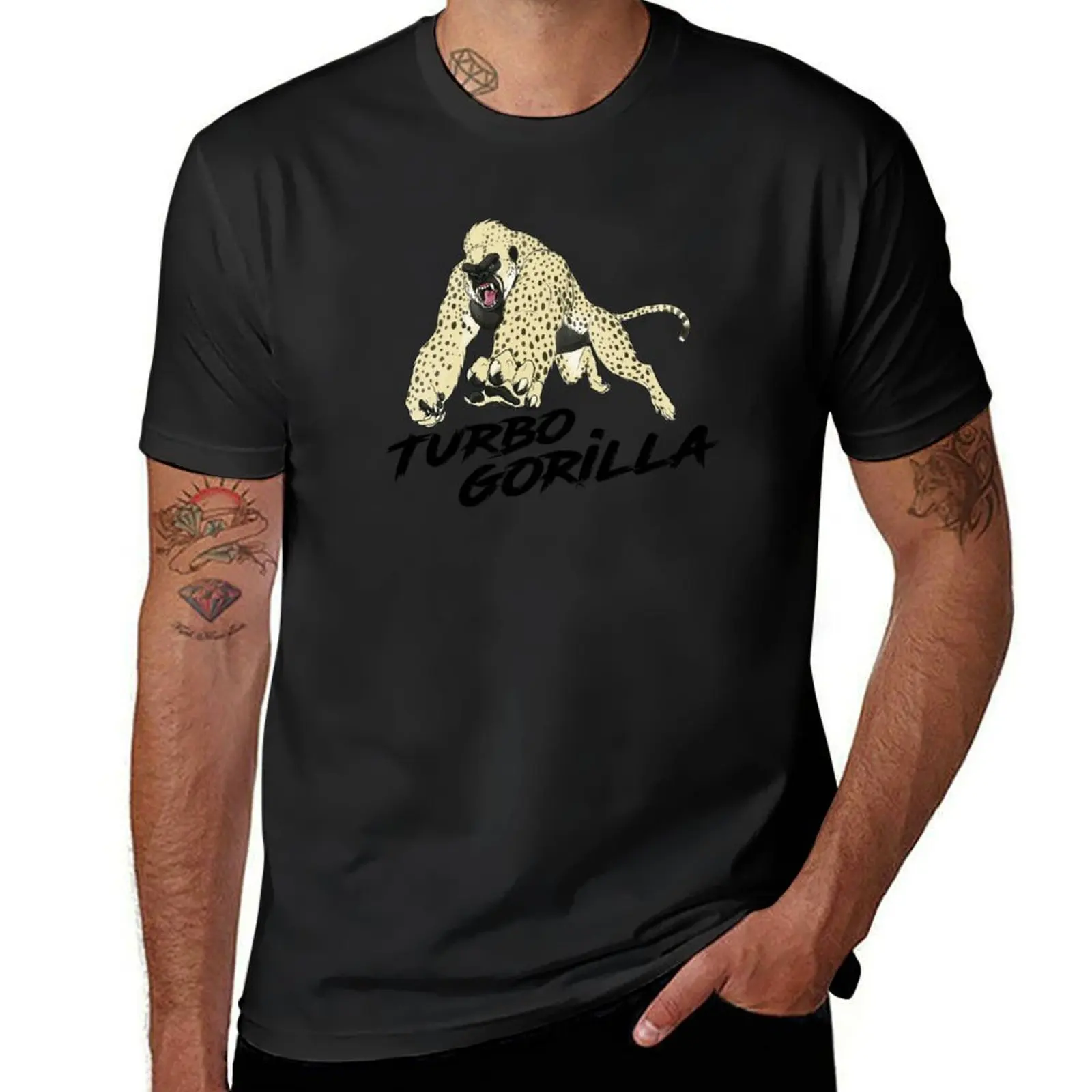 The Turbo Gorilla - By Racecar T-Shirt Sublime Camicetta T-Shirt Da Uomo