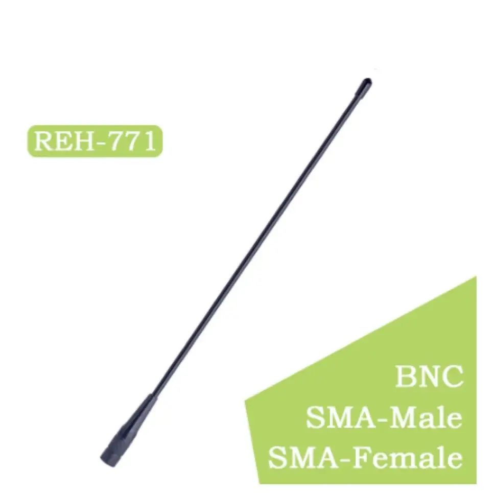 Reh-771 Bnc Antenna Radio Bidirezionale Walkie Talkie 144/430Mhz 20W 2.15Dbi Per Kenwood Icom Motorola Vertex Wilson Yaesu