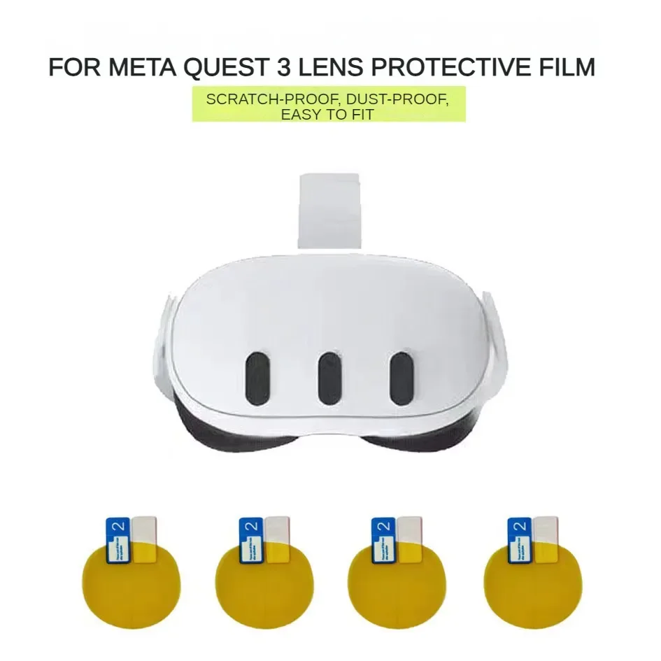 Adatto Per Pellicola Protettiva Per Occhiali Meta Quest 3 Pellicola Protettiva Per Lenti Meta Quest 3 Resistente Ai Graffi In Tpu Ad Alta Definizione