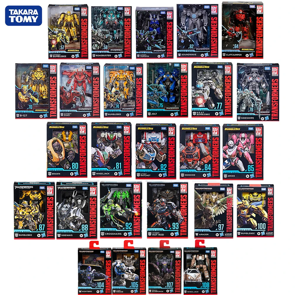 Original Takara Tomy Transformers Studio Series 52-108 Deluxe Class Robot Juguetes Da Collezione Anime Action Figure Model Toys