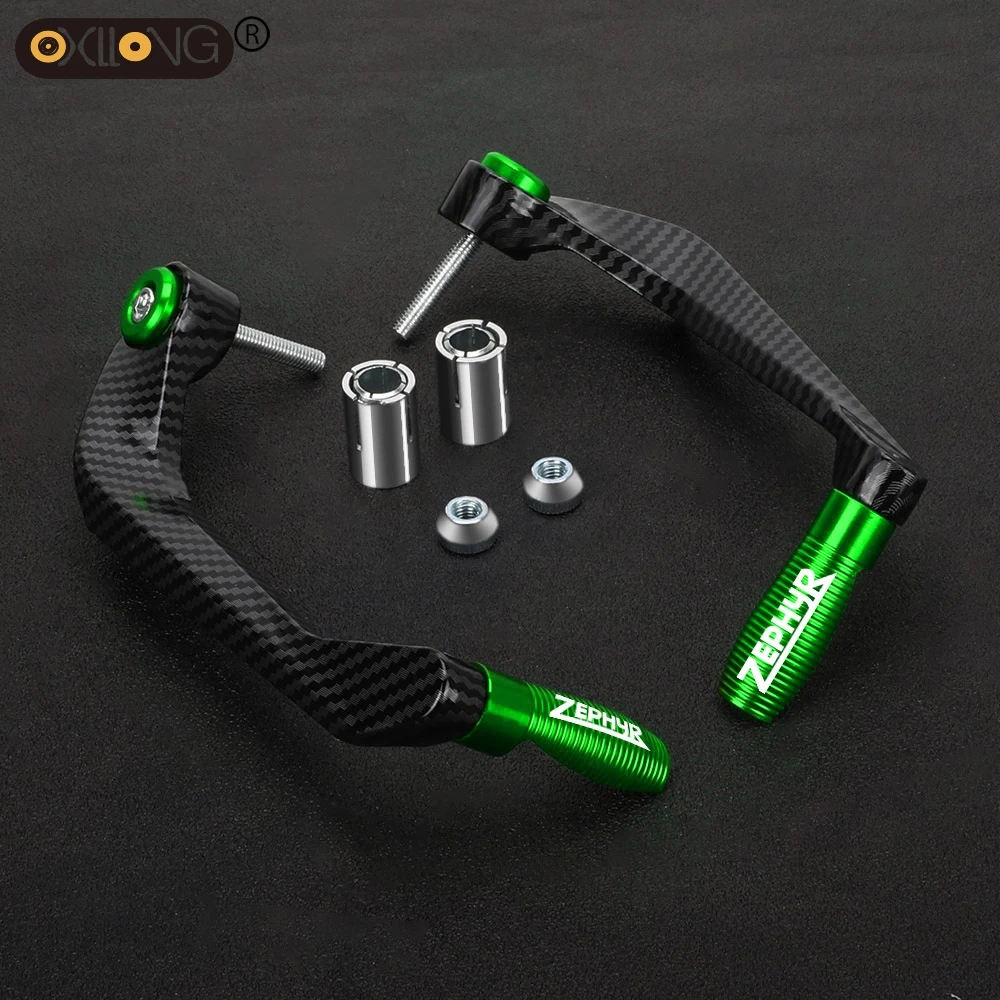 Per Kawasaki Zephyr 550 750 1100 Zephyr Cnc Alluminio Motore Manopole Manubrio Protezioni Leve Frizione Freno Maniglia Protezione Barra