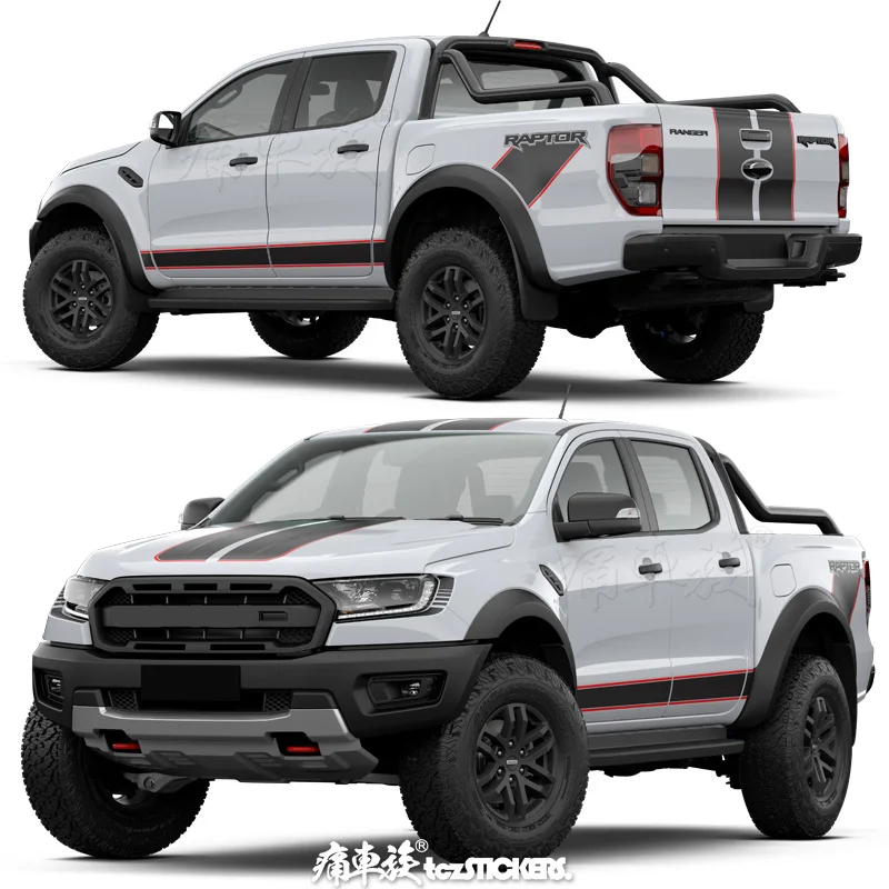 Adesivo Per Auto Per Ford Ranger Raptor X Body Hood Accessori Per Decalcomanie Sportive Alla Moda Personalizzati