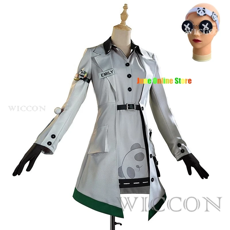 Bamboo Guardian Cosplay Costume Identity V Doctor Emily Dyer Bamboo Shade Guardian Panda Costume Cosplay