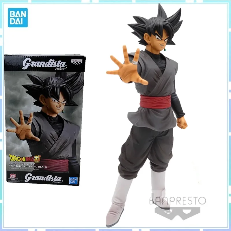 Bandai Original Anime Dragon Ball Black Goku Grandista Nero Zamasu Action Figure Giocattolo Da Collezione