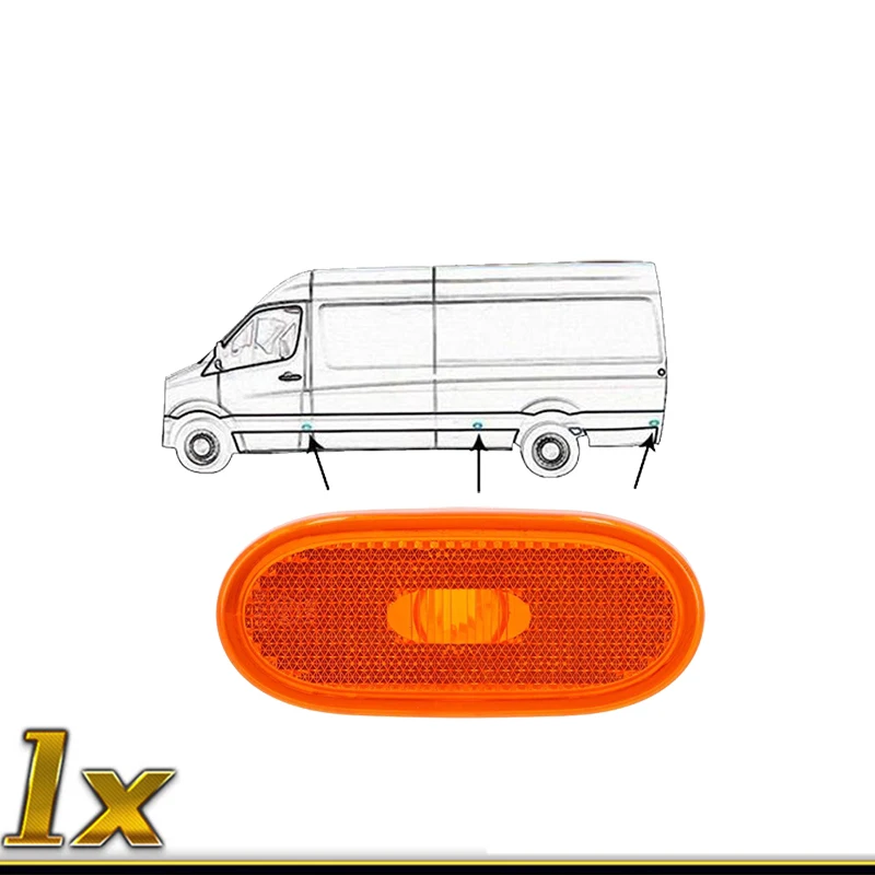 Per Mercedes-Benz Sprinter W906 Vw Crafter 2006-2016 Side Sign Paralume Muslimah