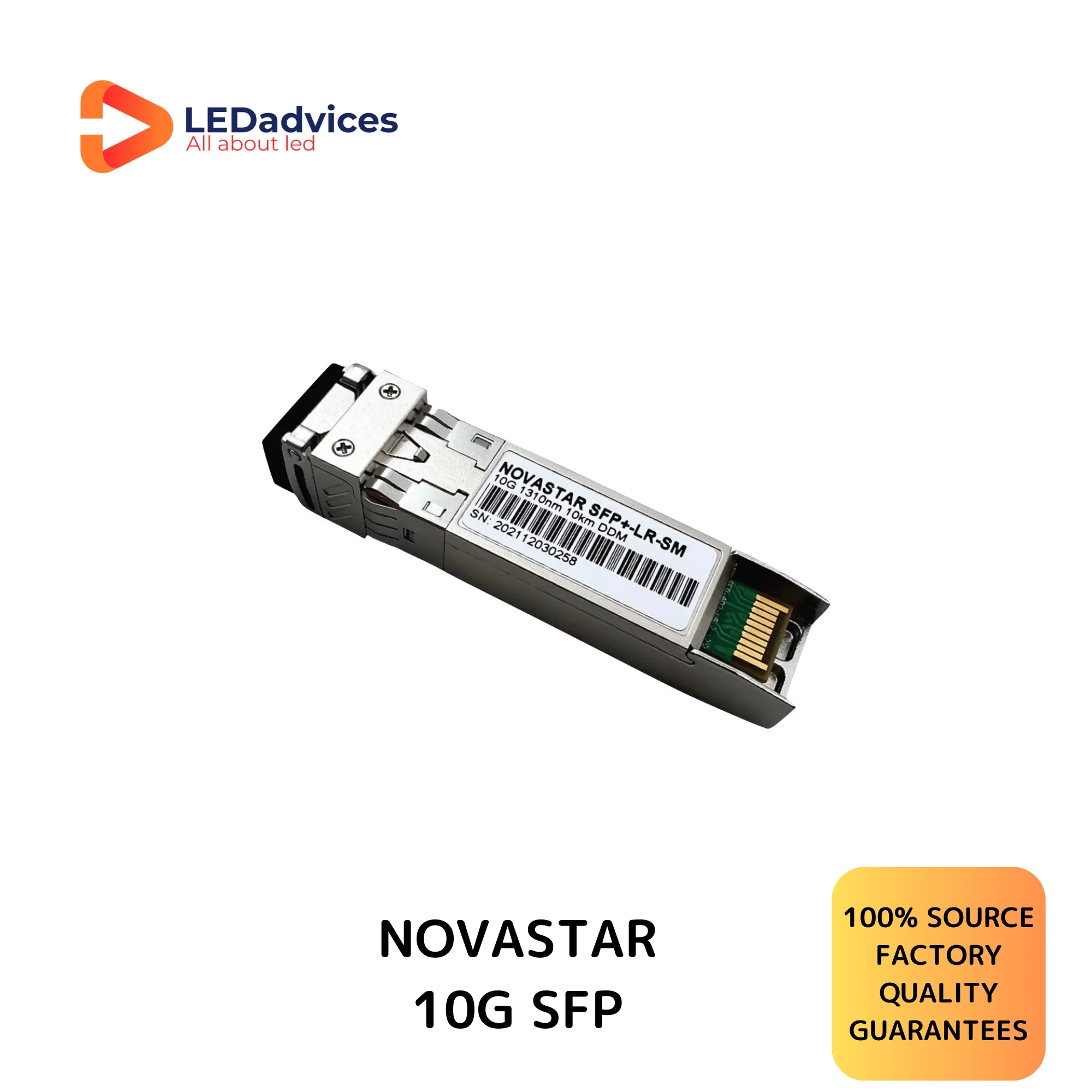 Modulo Fibra Novastar 10G Sfp 100% Originale Single Mode Multi Mode Vx1000 Vx600 Vx400 Cvt10 Mctrl700