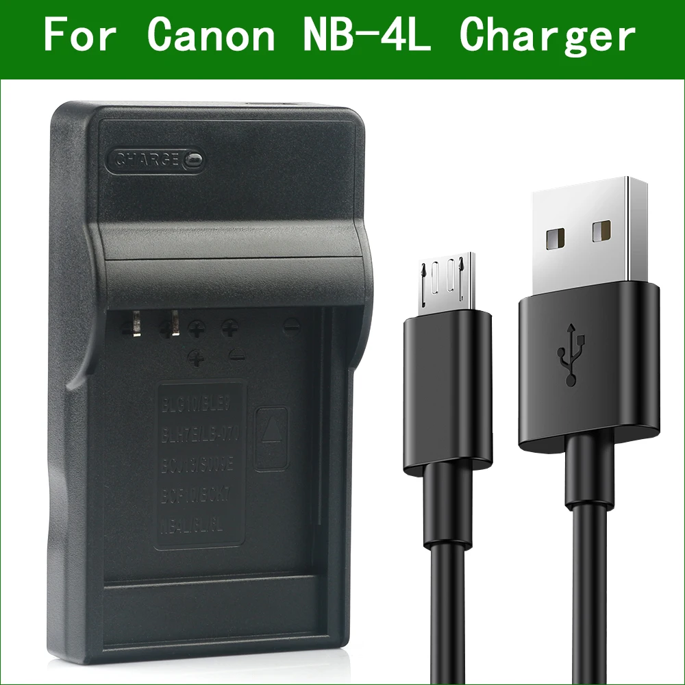 Lanfulang Battery Charger Kit Per Canon Nb-4L, Cb-2Lv Ixy Digital 40 50 55 60 70 80 90 L3 L4 Senza Fili 10 20Is 21Is 220Is 510Is