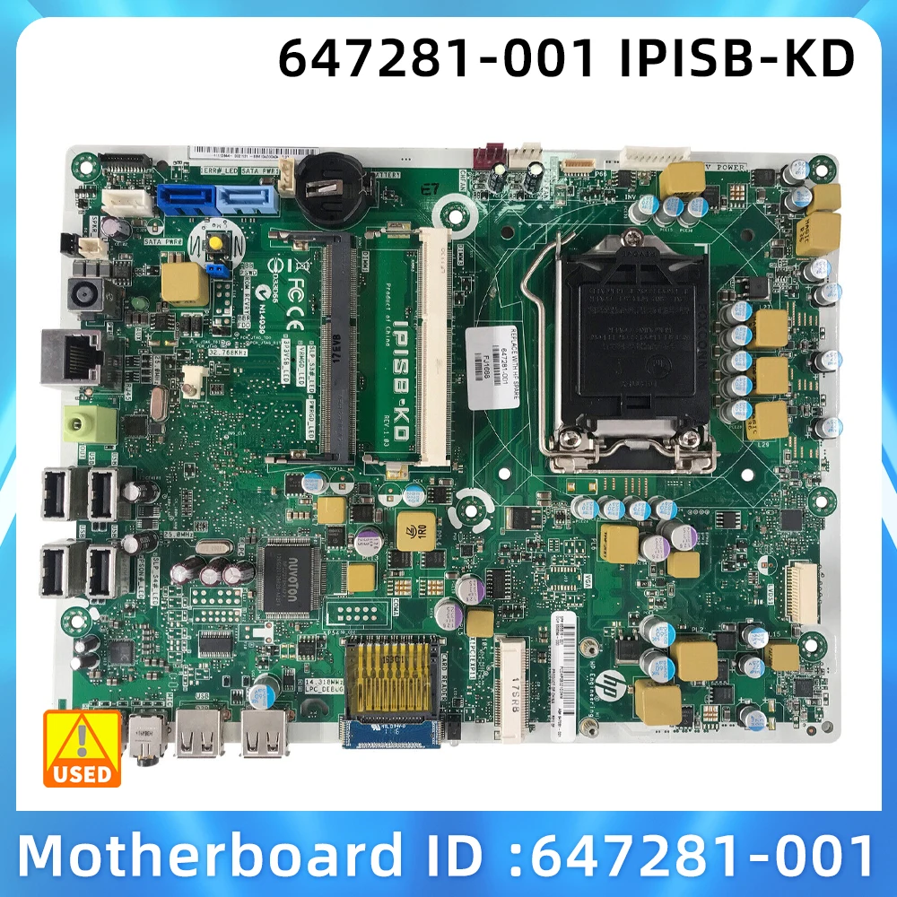 Per Hp 8200 Elite 655876-001 Ipisb-Kd Scheda Madre Aio 647281-001 100% Test Work