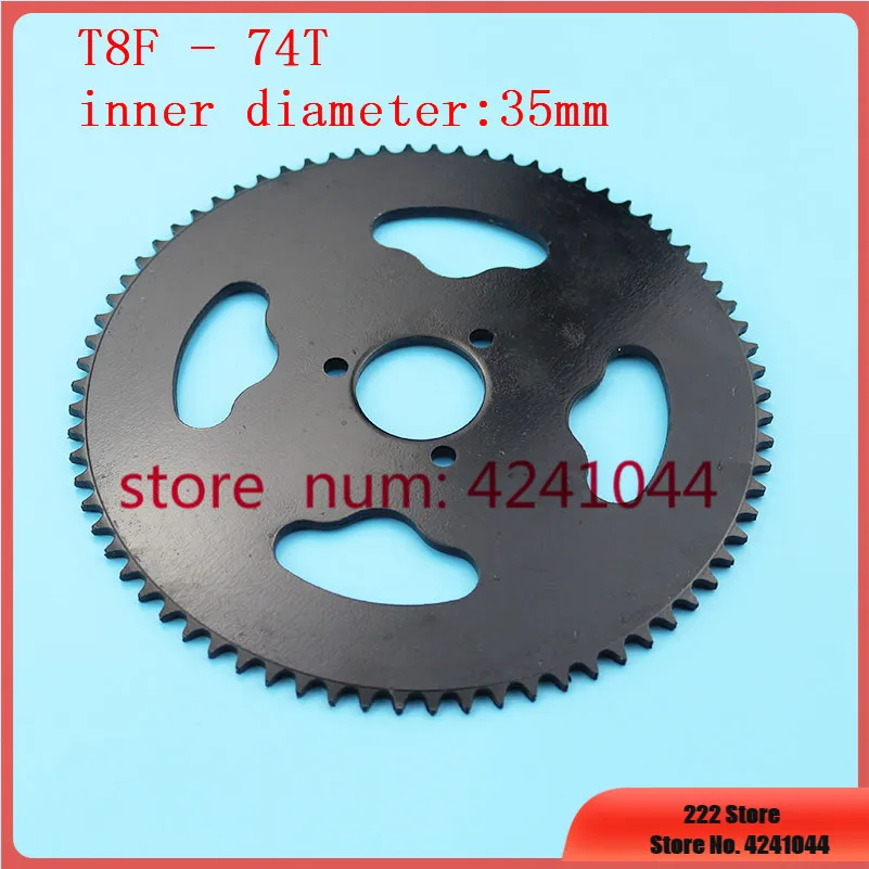 T8F 64T Dente 35 Millimetri Pocket Bike In Acciaio Posteriore Pignone Catena Per 2 Tempi 47Cc 49Cc Goped Scooter Mini Moto Bambini Atv Quad