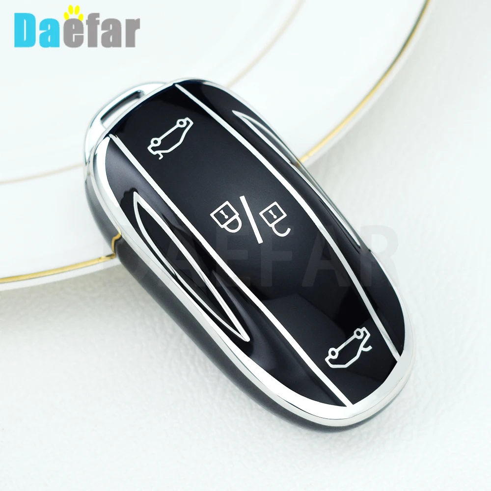 Tpu Car Remote Key Case Smart Keyless Cover Per Tesla Model 3 S Model Y Model M Protection Shell Fob Accessori Auto