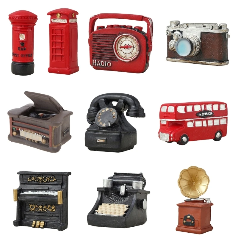 Retro Old Style Radio Decorazioni Vintage Accessori Fotografia Neonato Prop