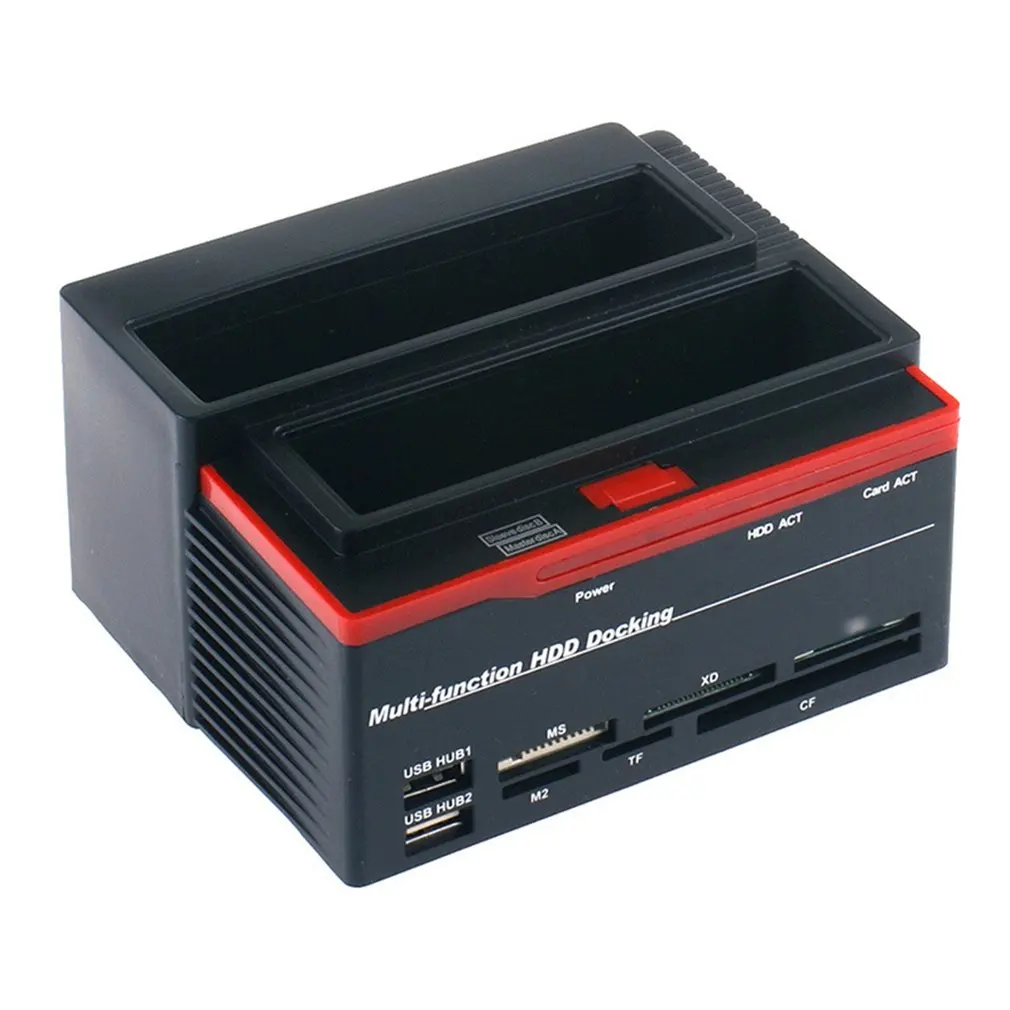 Mobile Hard Disk Box Docking Station Hdd Da Usb A 2.5/3.5 Pollici Satai/Ii/Iii Ide Dual Slot Custodia Esterna Per Hard Disk