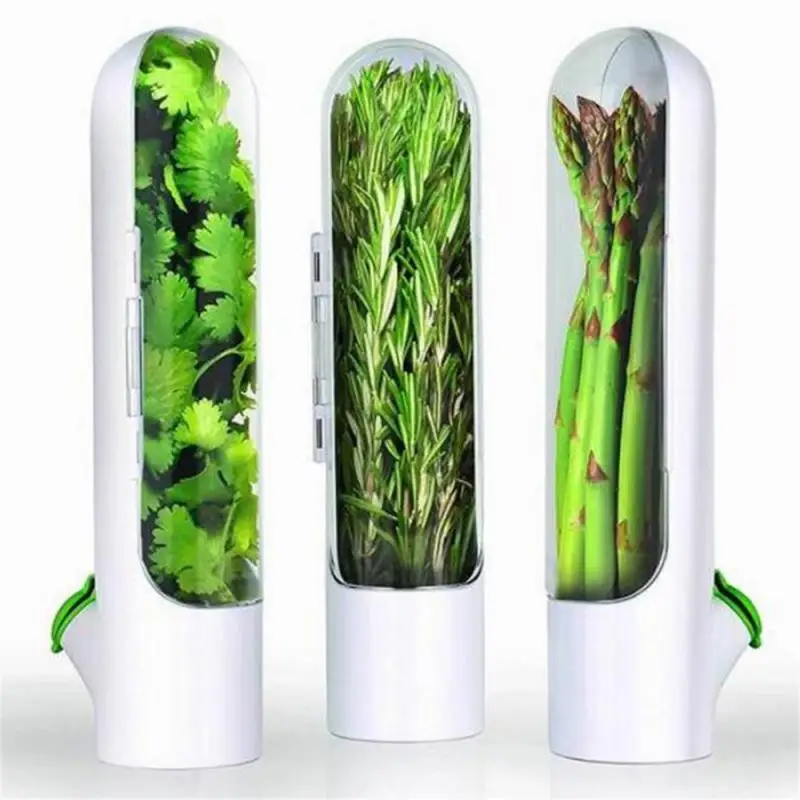 Il Contenitore Di Stoccaggio Premium Saver Mantiene Le Verdure Fresche Premium Keeper Clear Spice Fridge Presserver Storage