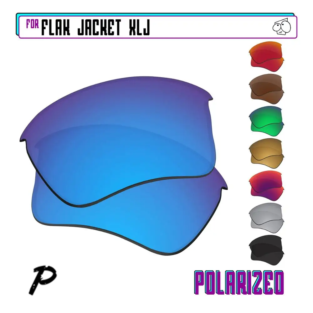 Ezreplace Polarizzati Lenti Di Ricambio Per-Oakley Flak Jacket Xlj Occhiali Da Sole-Opzioni Multiple