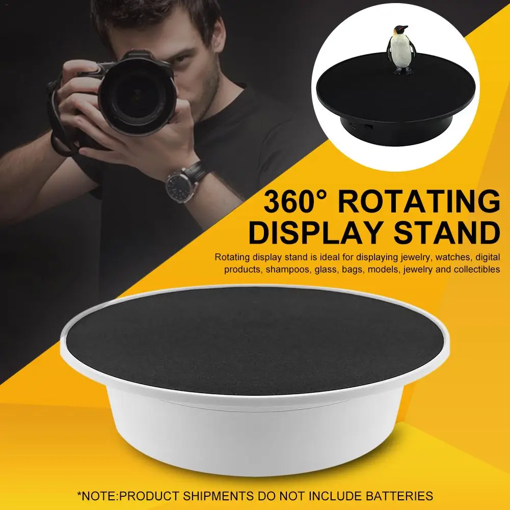 Elettrico Giradischi Usb 360 Gradi Turntable Banco Di Mostra Video Oggetti Di Scena Di Ripresa Giradischi Accessori Macchina Fotografica Di Azione