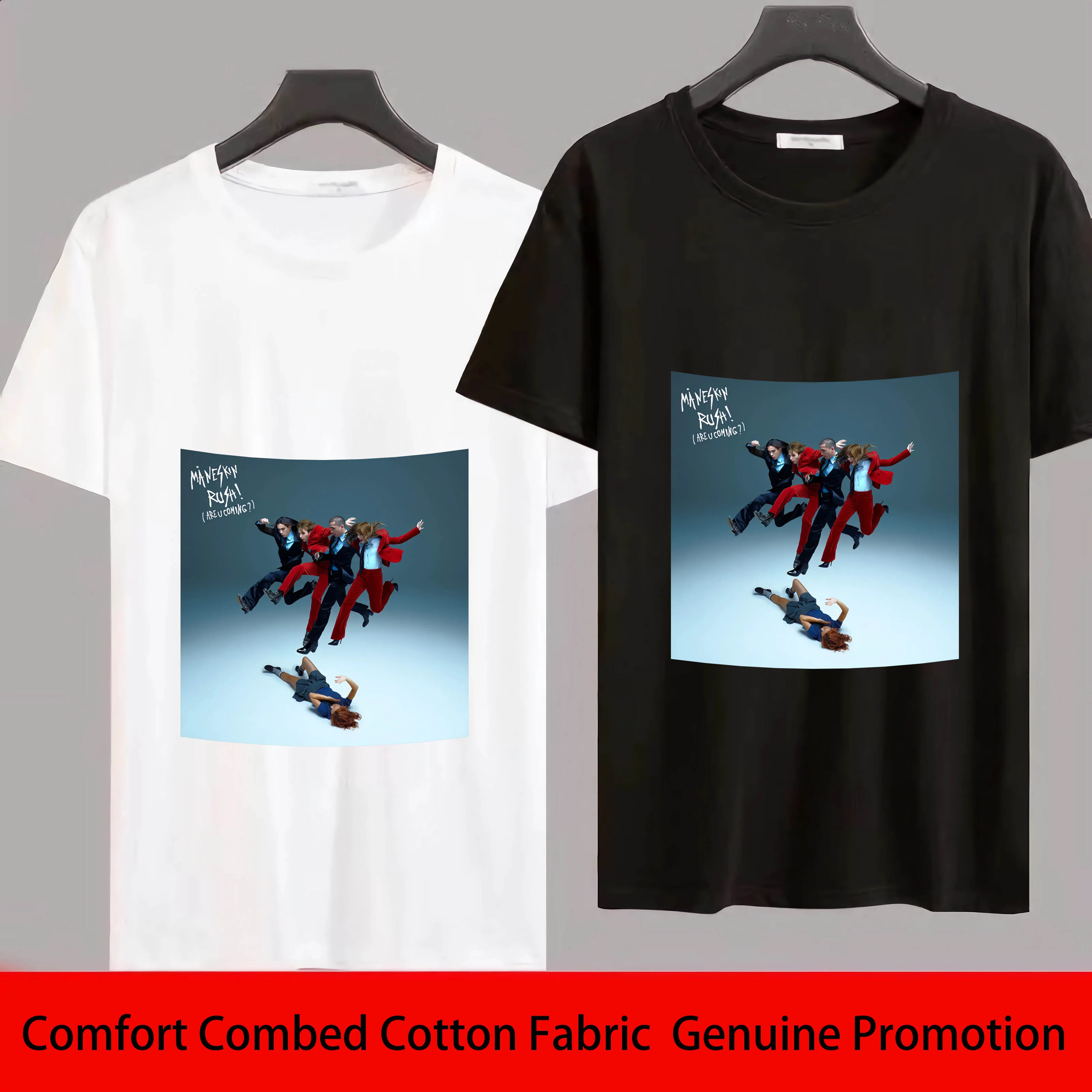 Italia Band Maneskin Album Cover Tshirt Music Graphic Tee-Shirt Harajuku Streetwear Magliette Oversize