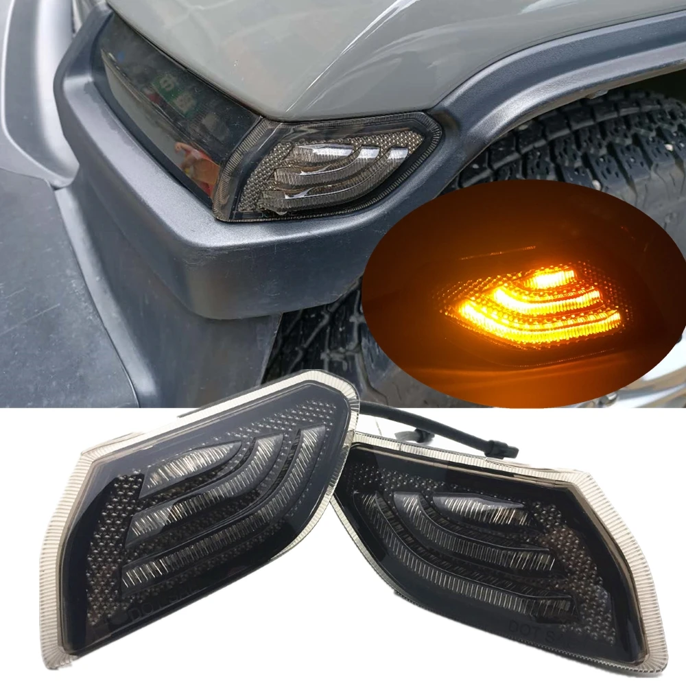 Per Jeep Wrangler Jl 2018 2019 Led Fumé Indicatore Di Direzione Ambra Laterale Maker Light Lamp Per Accessori Jeep Jl