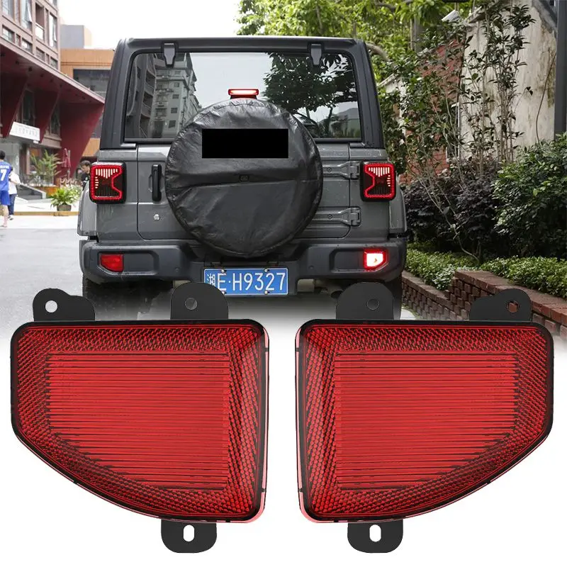 Fanale Posteriore A Led Per Jeep Wrangler Jl 2018 2019 Paraurti Posteriore Riflettore Fendinebbia Avvisare Le Luci Per Jl Jeep