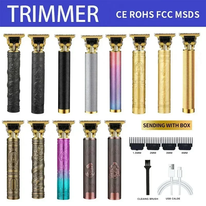 T9 Tagliacapelli Elettrico Cordless Rasatura Tagliacapelli Cordless Rasoio Trimmer Tagliacapelli Per Barbieri A5