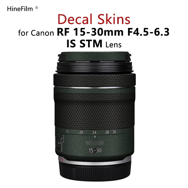 Rf 15-30 F4.5-6.3 Lens Premium Decal Skin Per Canon Rf15-30Mm F4.5-6.3 Is Stm Lens Protector Wrap Cover Sticker