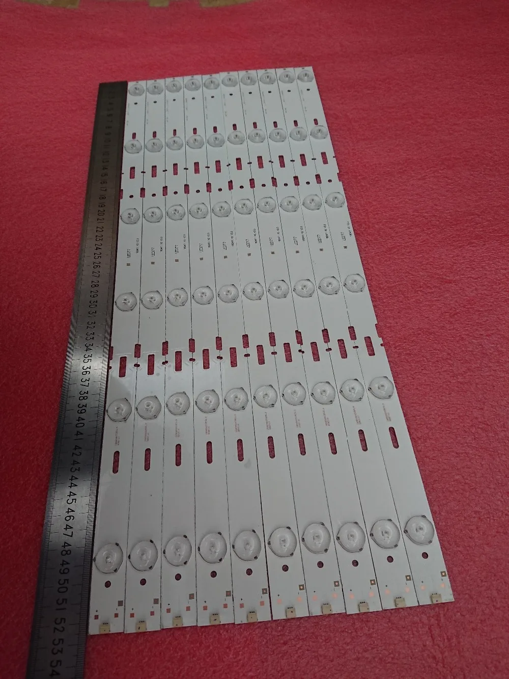 Striscia Di Retroilluminazione A Led Per Samsung Muslimex Grundig 48 Vle6520 Bl 48 Vle5520 Bg 48 Vle5421 48 Vle4421 Bf 48 Vle4520 Bf 48 Vle565