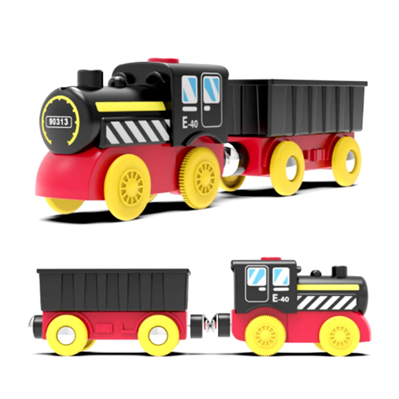 Giocattolo Trasportatore Di Treni Elettrici Giocattolo Di Vendita Caldo Per Bambini Compatibile Con Vari Regali Di Piste Di Legno