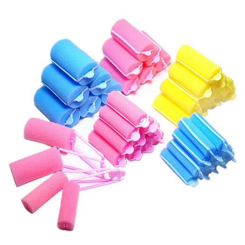 Magic Sponge Foam Cushion Hair Styling Rollers Popolare Foam Soft Sponge Hair Roller Bigodino Per Capelli (2.0Mm)