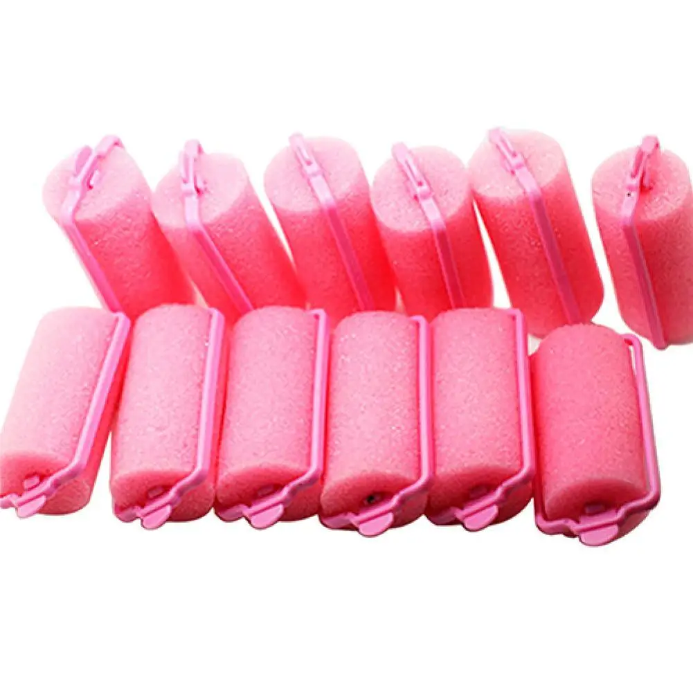 6Pcs 3.6Cm Bigodini In Spugna Moda Spugna Schiuma Bigodini Bigodini Rulli Twist Salon Strumenti Per Lo Styling Dei Capelli