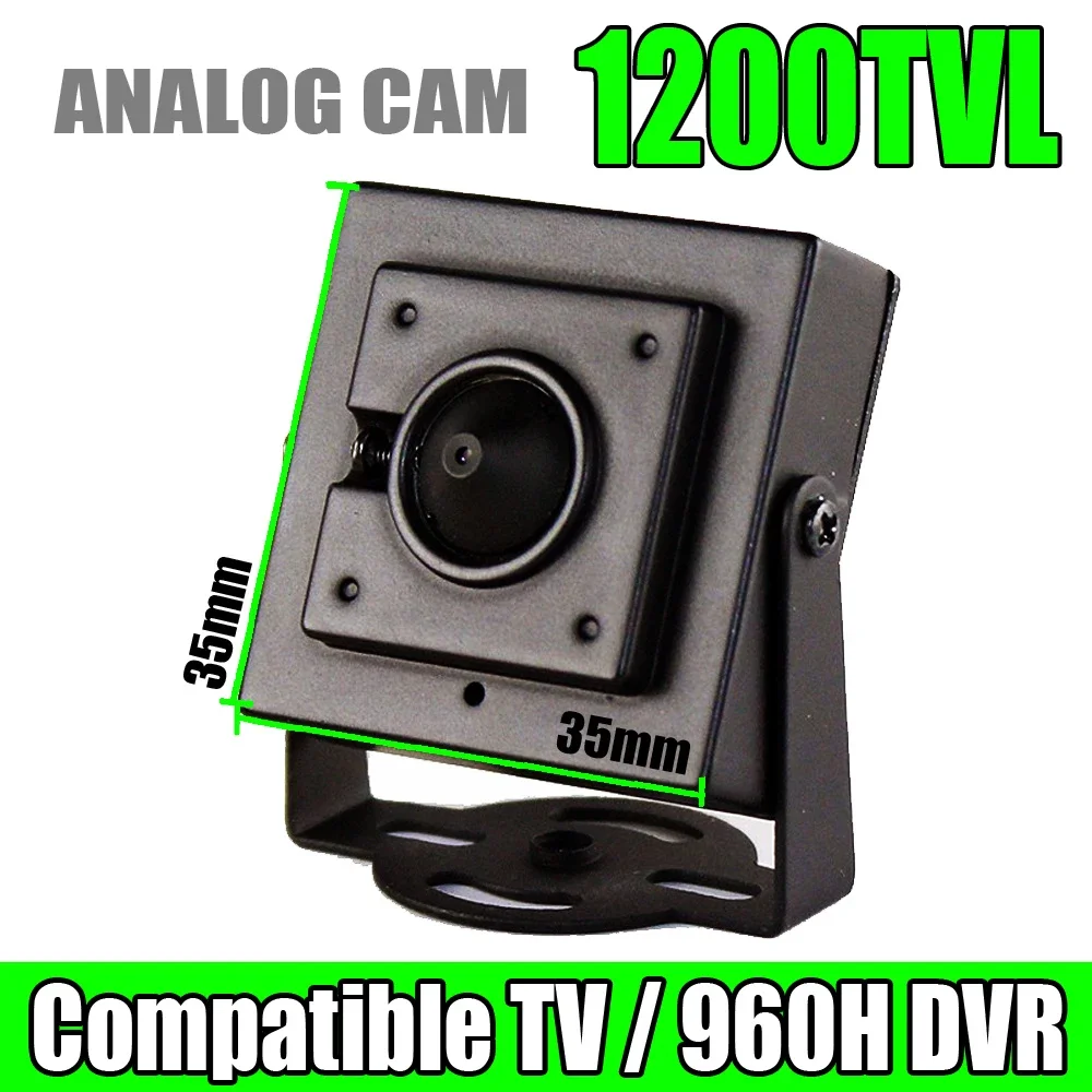 3.7Mm Cono Metallo 1200Tvl Sorveglianza Di Sicurezza Mini Telecamera Cctv Hd Micro Analogico Cvbs Tv Compatibile Per La Casa Per Filtro Auto 650