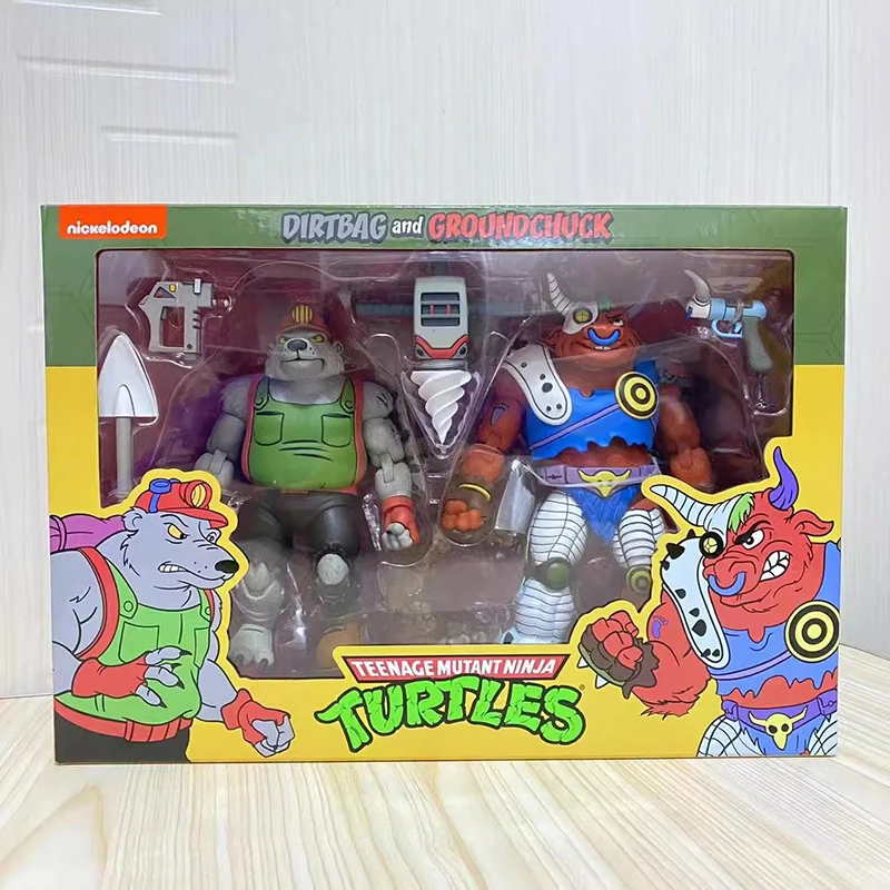 Autentico Neca54199 Mole Monster Dbeck Bull Monster Grandchuk Autentica Animazione Ninja Turtle