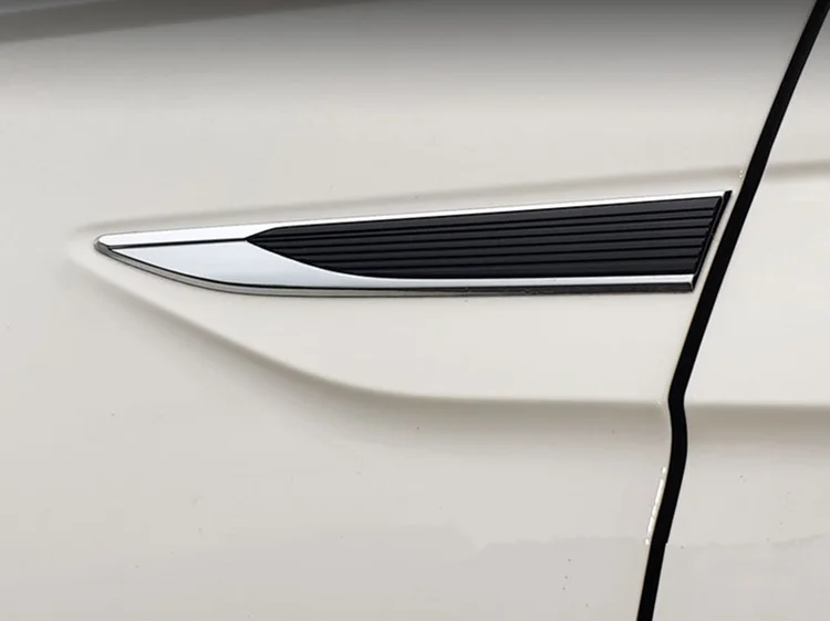 Per Il 2017- 2019 Vw Polo Original Door Side Wing Fender Emblem Badge Sticker Trim