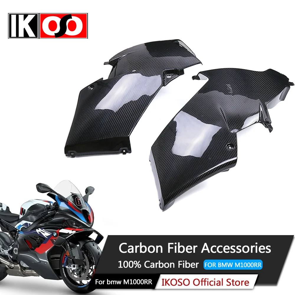 2023 Per Bmw M1000Rr M 1000 Rr 3K Pure Dry Carbon Fiber Belly Pan Pannelli Laterali Copertura Carenatura Kit Accessori Moto