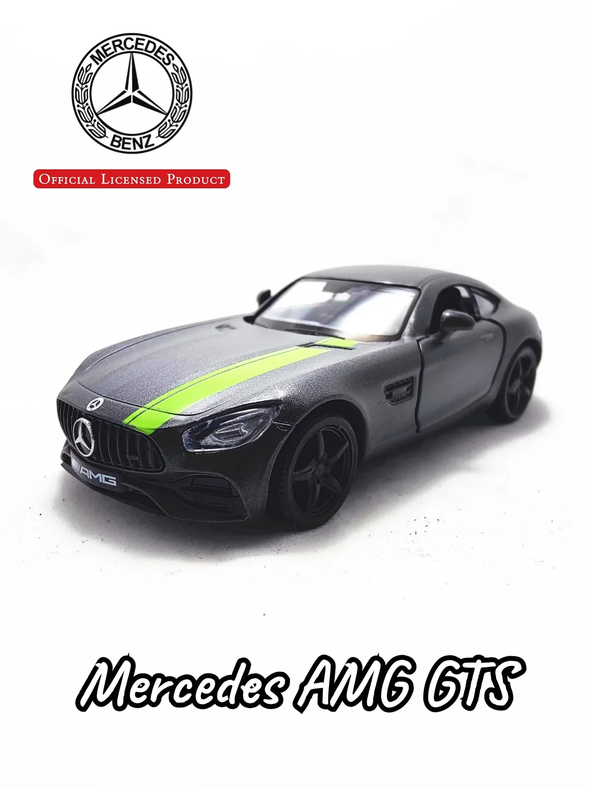 Scala 1/36 Mercedes-Benz Amg Gts Modello Di Auto Replica Diecast Collection Veicolo Arredamento D'Interni Ornamento Regalo Di Natale Giocattolo Per Ba