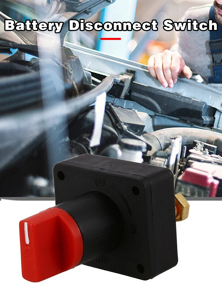 12V Car Cut Off Battery Main Kill Switch Red Key Veicolo Modificato Isolatore Sezionatore Interruttore Di Alimentazione Per Auto Per Auto Truck Boat