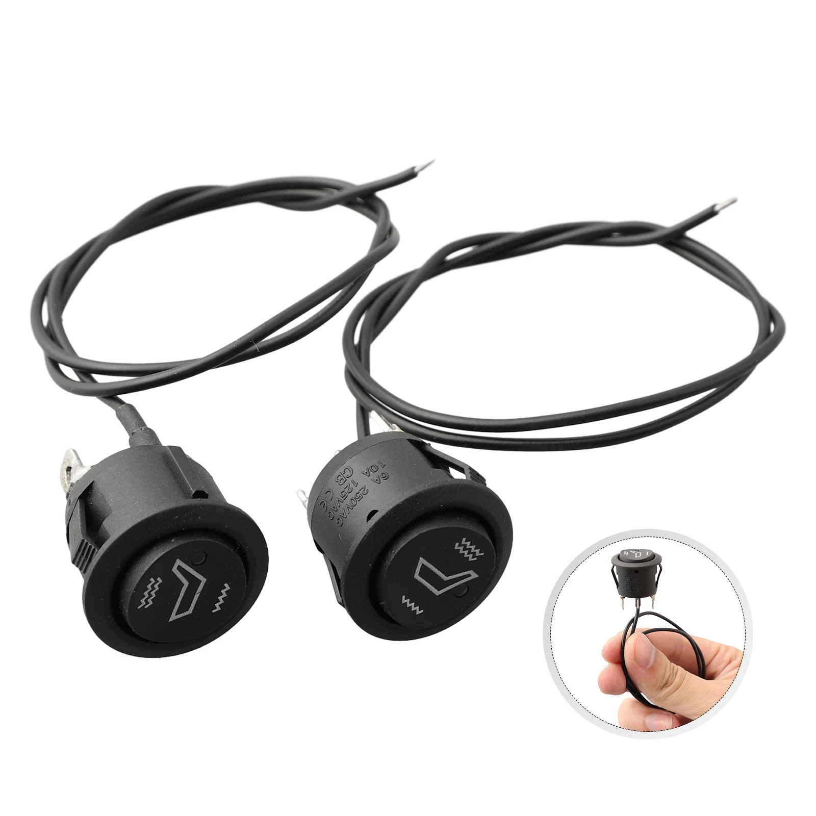 Accessori Moto Interruttore Sedili Suv Truck Rv Boats Moto Hi/Low Off Control 12V Per Tutte Le Auto 2 Pezzi Seggiolini Auto