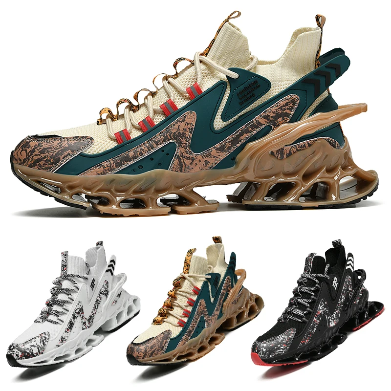 2024 Scarpe Da Corsa Sneakers Uomo Tennis Luxury Designer Net Traspirante Casual Fashion Blades Ammortizzazione Ammortizzante