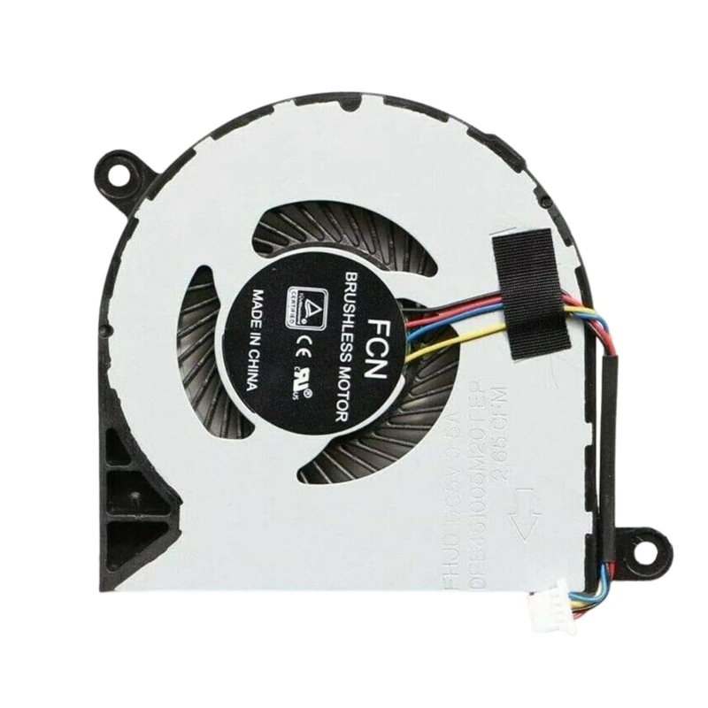 2023 Nuovo 1 Pezzo Laptop Cpu Radiatore 5V 0.5A 4 Pin 4 Fili Ventola Di Raffreddamento Silenzioso Cpu Cooler Laptop Cooler Sottile Portatile Alimentat