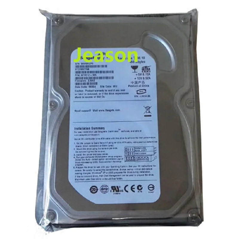 Nuovo Barracuda 160Gb Seagate7200Rpm Ide Pata 3.5 "Hdd Hard Disk Drive