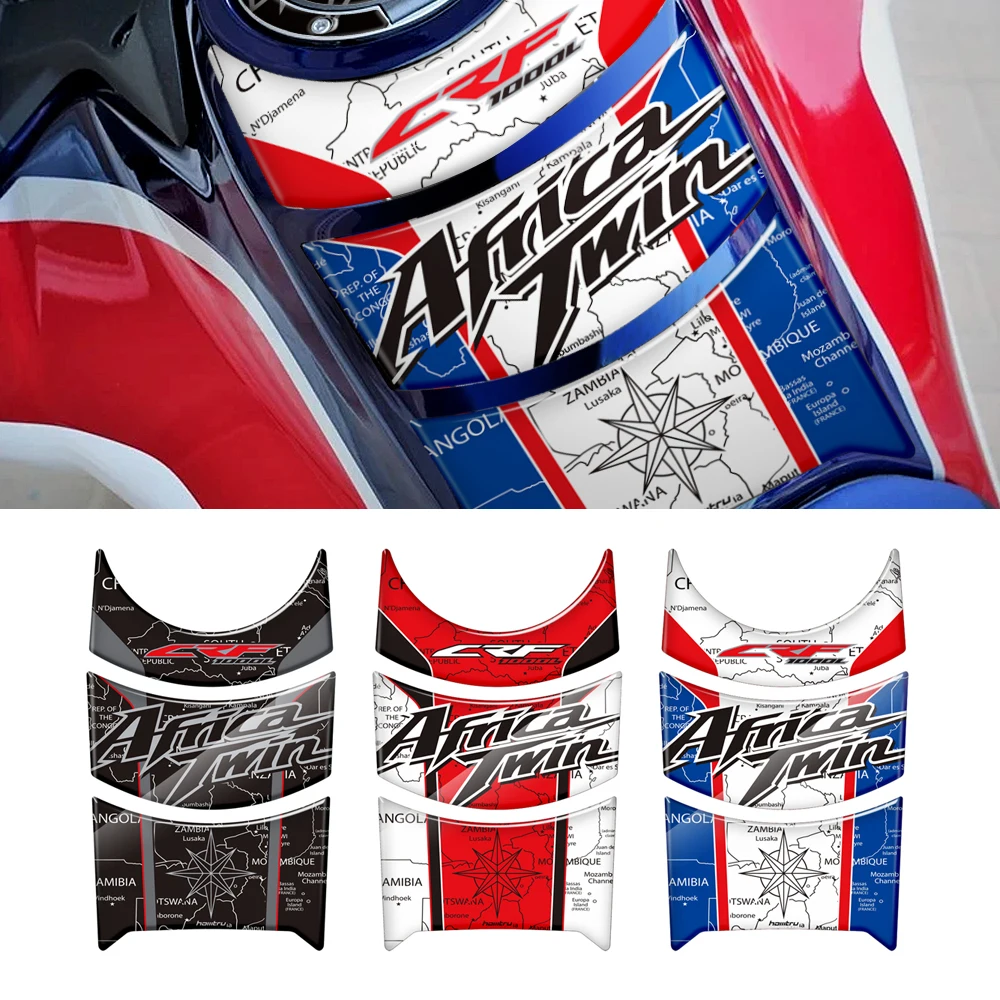Africa Twin Fuel Tank Pad Protector Adesivi Per Honda Africa Twin 2016 2017 2018 2019 Decalcomania Serbatoio Carburante Moto