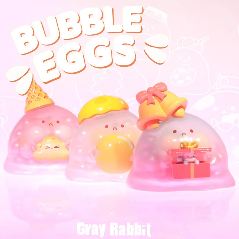 Bubble Eggs Blind Box Model Conferma Style Cute Anime Figure Gift Surprise Box Kawaii Blind Box Toys Original