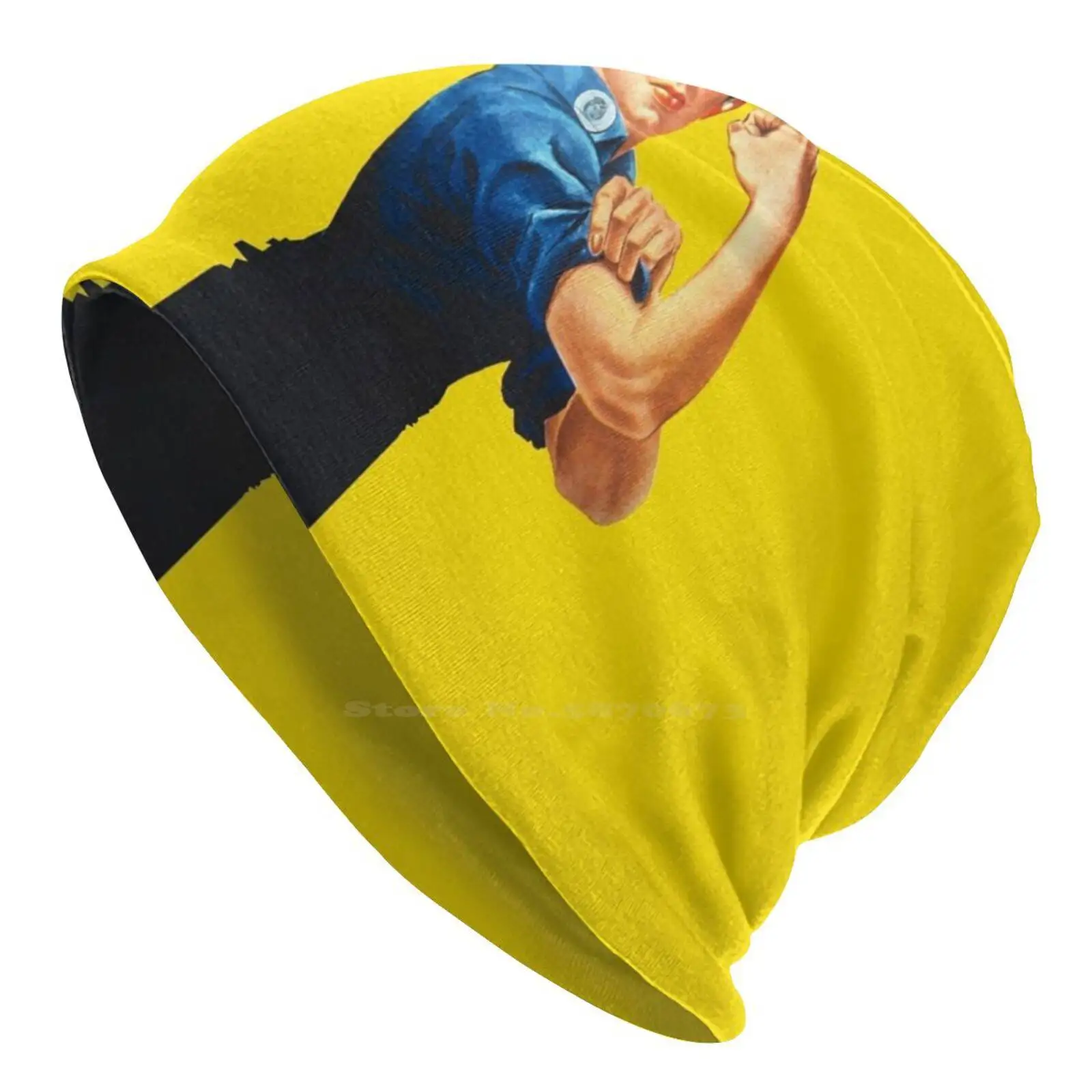 Hannah The Rivetter Retro Style Design Cappello Lavorato A Maglia Warm Beanie Outdoor Caps Hannah The Rivetter We Can Do It Rose The Riviter
