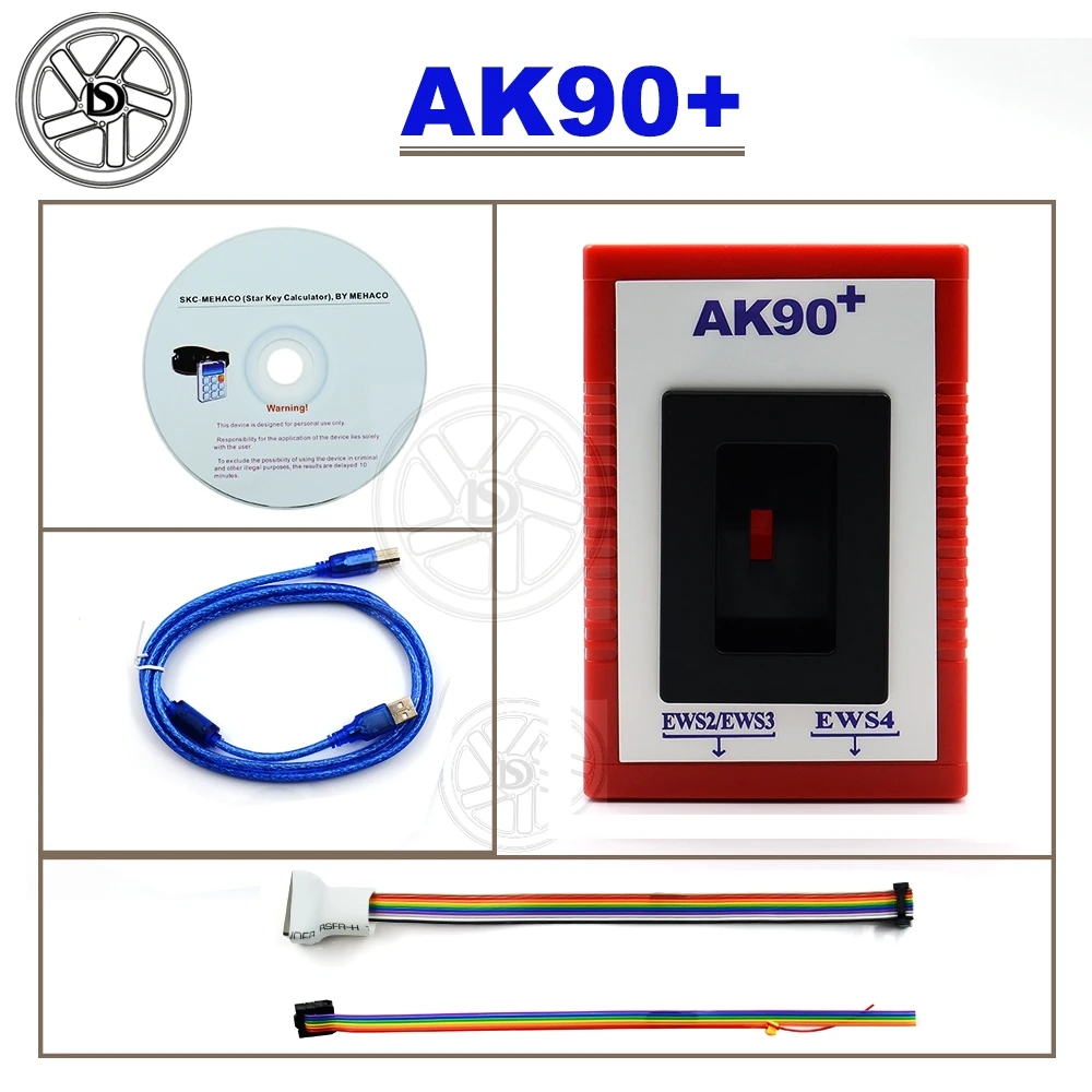 Per Il Programmatore Chiave Ak90 + Ak90 B-Mw Per Bmw Ews Versione Più Recente V3.19