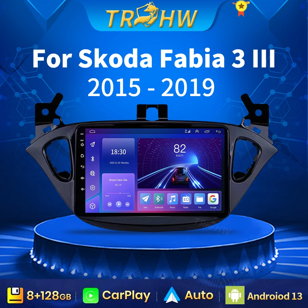 Per Opel Adam 2013 - 2016 Corsa E 2015 - 2019 Multimedia Navi Gps Dsp Rds Bt 4G Carplay 2Din Android13 Autoradio
