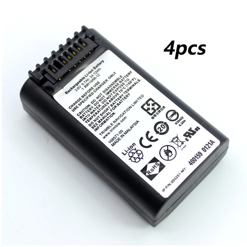 Batteria 4 Pezzi Per Trimble M3 Dr 2 Dr3 Dr5 Nikon Nivo 2M/C Dpl-322 Batteria 8900084Xxq