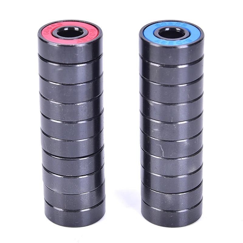 10 Pz/Set 608 Cuscinetti A Sfera Sigillati Acciaio 608Rs 608-2Rs Della Scanalatura Profonda Dei Cuscinetti 2Rs