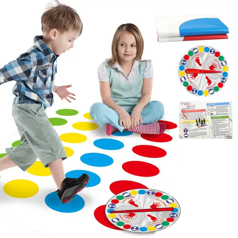 Twisting Mat Game Activity Mat Floor Game Party Games For Fun Family Game Night Twist Pose Large Mat Balance Mat Interactive To